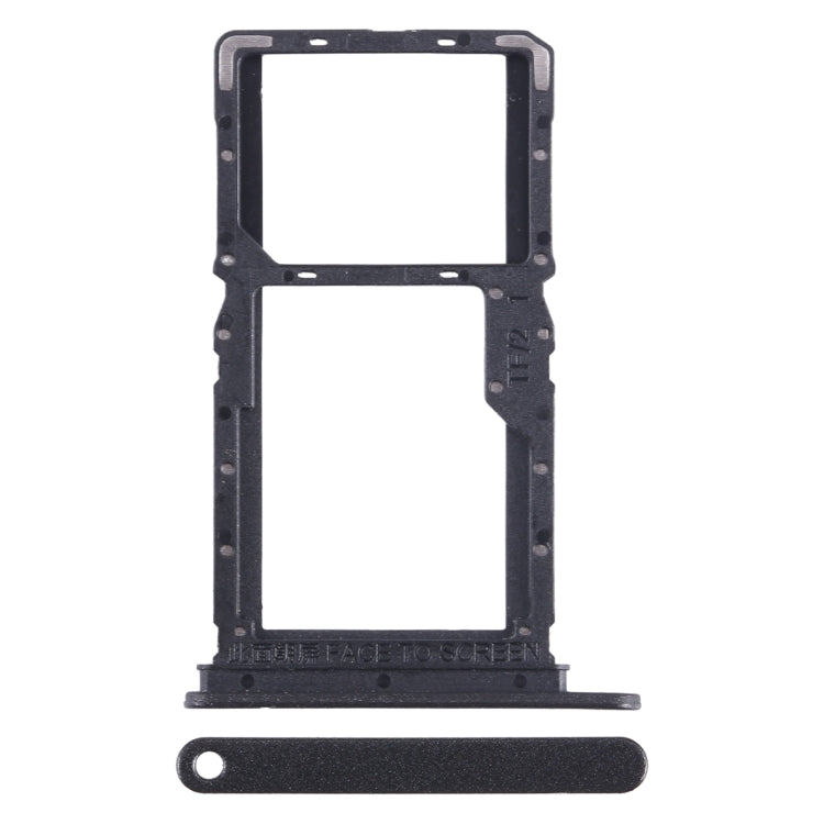 For Xiaomi Redmi Note 13 5G SIM Card Tray + SIM / Micro SD Card Tray (Black) by buy2fix
