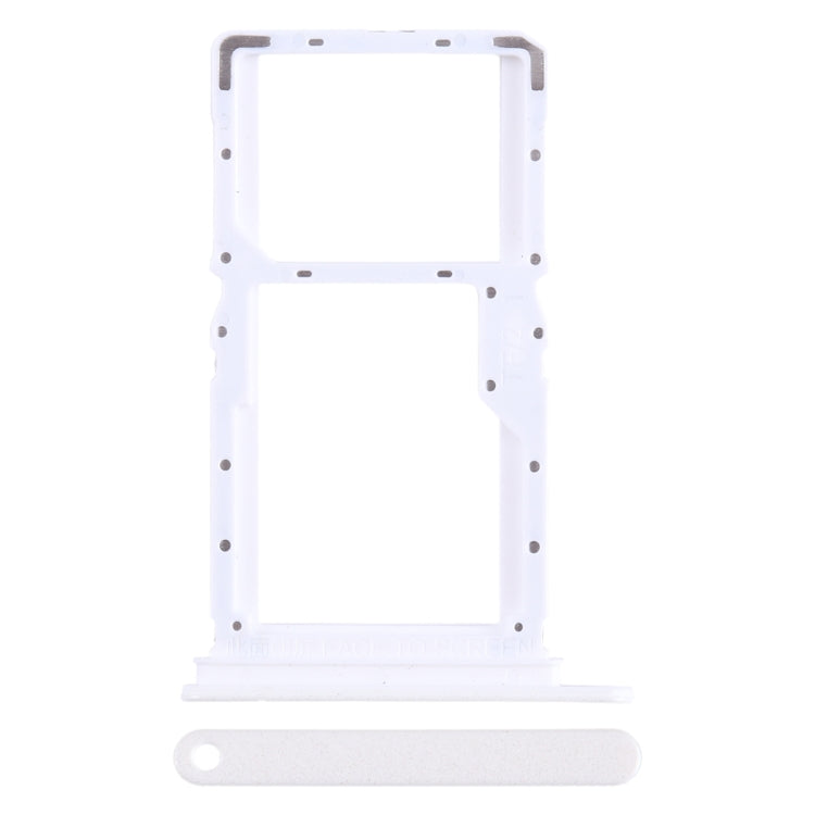 For Xiaomi Redmi Note 13 5G SIM Card Tray + SIM / Micro SD Card Tray (White) by buy2fix