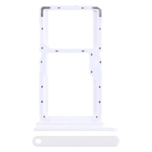 For Xiaomi Redmi Note 13 5G SIM Card Tray + SIM / Micro SD Card Tray (White) by buy2fix
