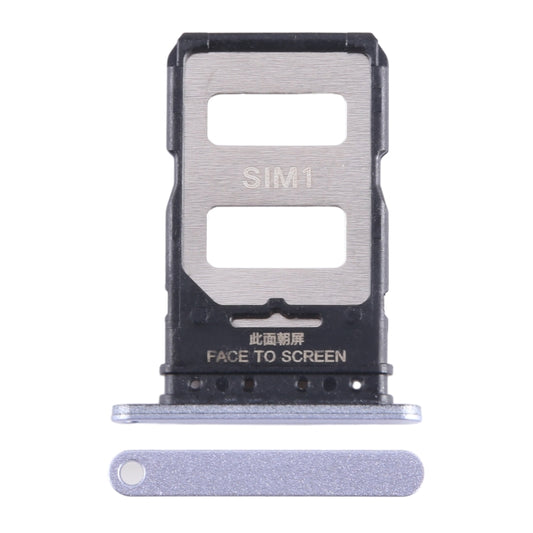 For Xiaomi Note 13 Pro+ SIM Card Tray + SIM Card Tray (Purple) by buy2fix