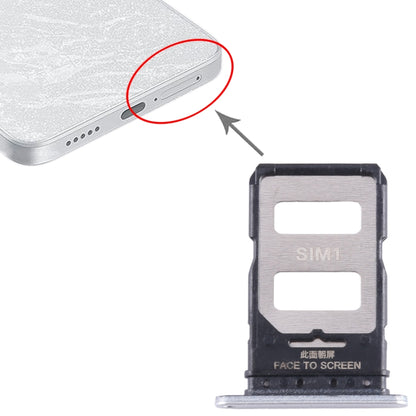 For Xiaomi Note 13 Pro+ SIM Card Tray + SIM Card Tray (Silver) by buy2fix