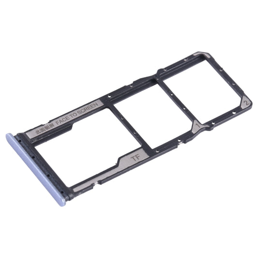 For Xiaomi Redmi 13C 4G SIM Card Tray + SIM Card Tray + Micro SD Card Tray (Purple) by buy2fix