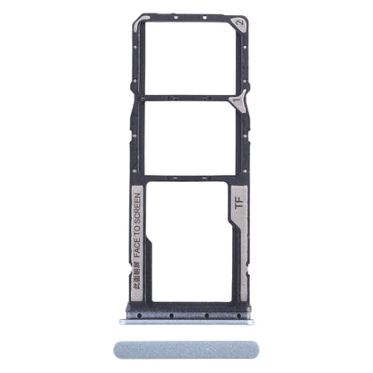 For Xiaomi Poco C65 SIM Card Tray + SIM Card Tray + Micro SD Card Tray (Blue) by buy2fix