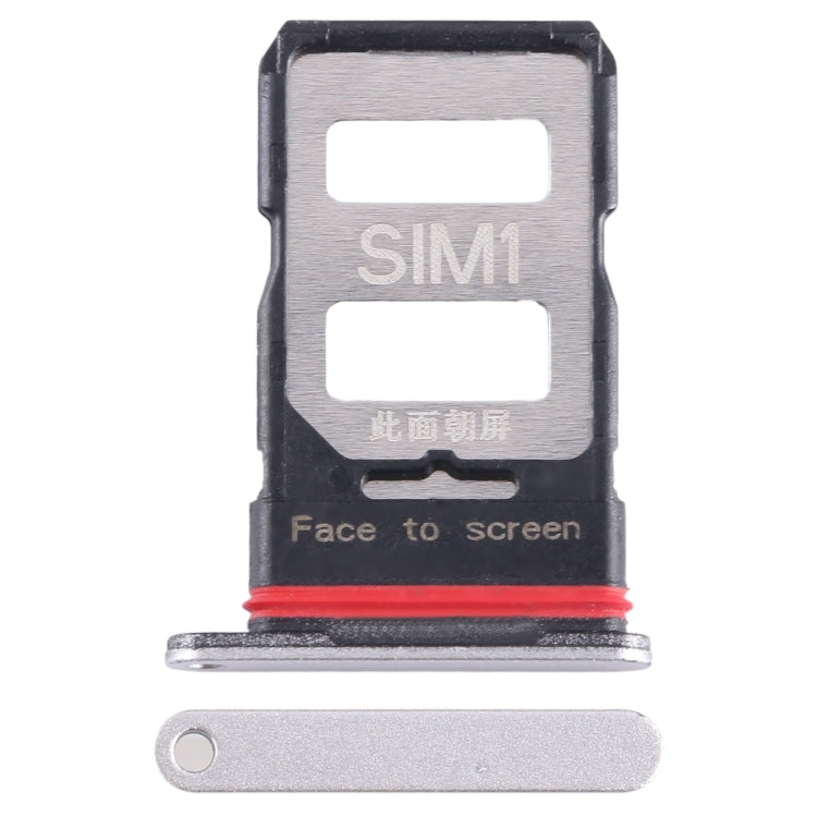 For Xiaomi Poco F5 Pro SIM Card Tray + SIM Card Tray (Silver) by buy2fix