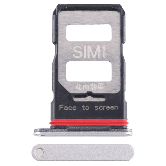 For Xiaomi Poco F5 Pro SIM Card Tray + SIM Card Tray (Silver) by buy2fix