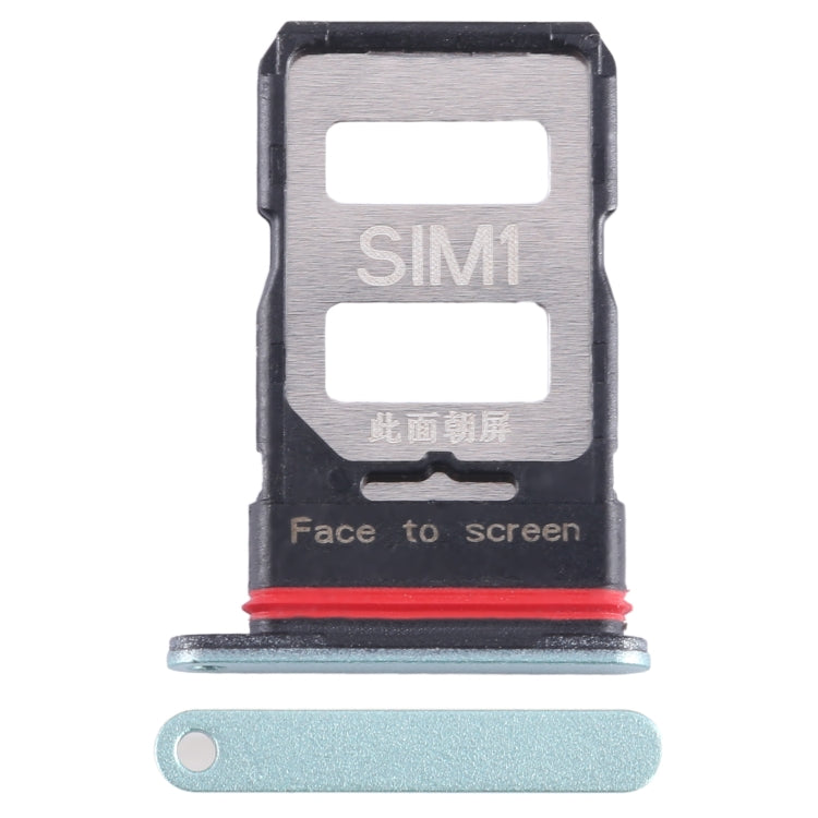 For Xiaomi Redmi K60 Pro SIM Card Tray + SIM Card Tray (Green) by buy2fix