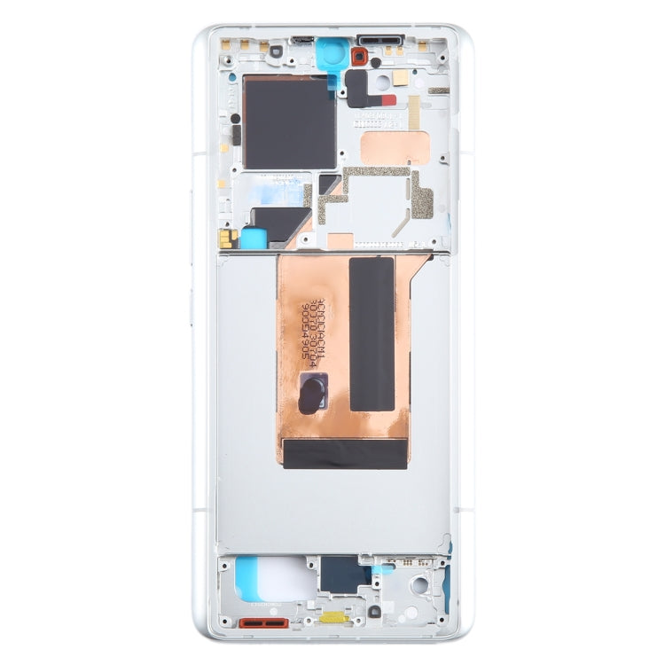 For Xiaomi 13 Ultra Original Front Housing LCD Frame Bezel Plate (Silver) by buy2fix
