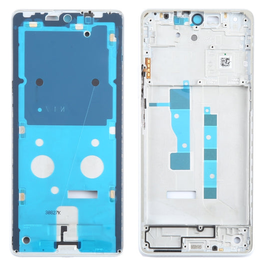 For Xiaomi Redmi Note 13 5G Original Front Housing LCD Frame Bezel Plate (White) by buy2fix