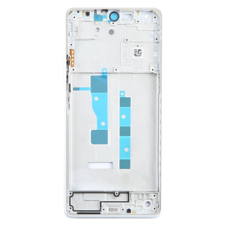 For Xiaomi Redmi Note 13 5G Original Front Housing LCD Frame Bezel Plate (White) by buy2fix