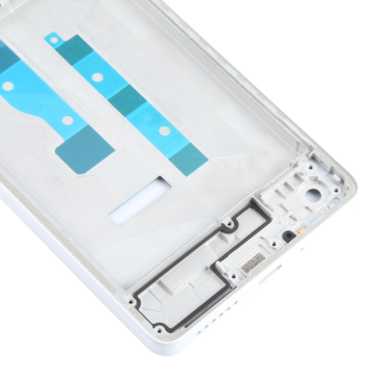 For Xiaomi Redmi Note 13 5G Original Front Housing LCD Frame Bezel Plate (White) by buy2fix
