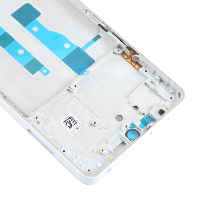 For Xiaomi Redmi Note 13 5G Original Front Housing LCD Frame Bezel Plate (White) by buy2fix