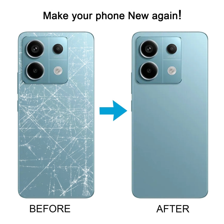 For Xiaomi Redmi Note 13 5G Original Battery Back Cover(White) by buy2fix