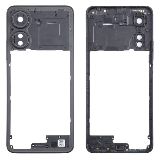 For Xiaomi Redmi 13C 4G Original Middle Frame Bezel Plate (Black) by buy2fix