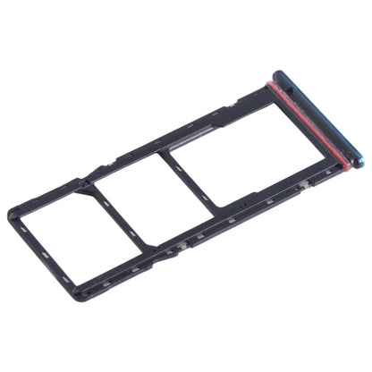 For Tecno Spark 8 SIM Card Tray + SIM Card Tray + Micro SD Card Tray (Green) - Card Tray by buy2fix | Online Shopping UK | buy2fix
