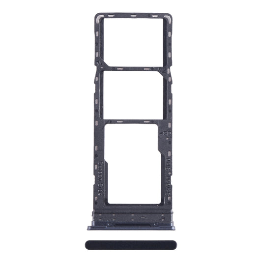 For Tecno Pova Neo SIM Card Tray + SIM Card Tray + Micro SD Card Tray (Black) - Card Tray by buy2fix | Online Shopping UK | buy2fix
