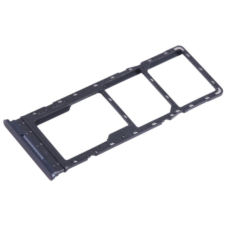 For Tecno Pova Neo SIM Card Tray + SIM Card Tray + Micro SD Card Tray (Black) - Card Tray by buy2fix | Online Shopping UK | buy2fix
