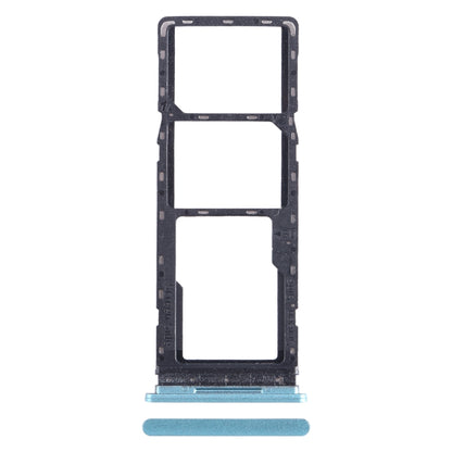 For Tecno Spark 8C KG5k SIM Card Tray + SIM Card Tray + Micro SD Card Tray (Green) - Card Tray by buy2fix | Online Shopping UK | buy2fix