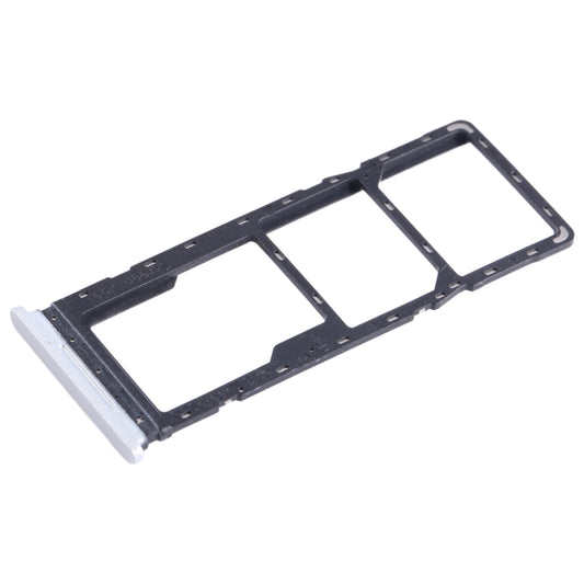 For Tecno Spark 8C KG5k SIM Card Tray + SIM Card Tray + Micro SD Card Tray (Gold) - Card Tray by buy2fix | Online Shopping UK | buy2fix