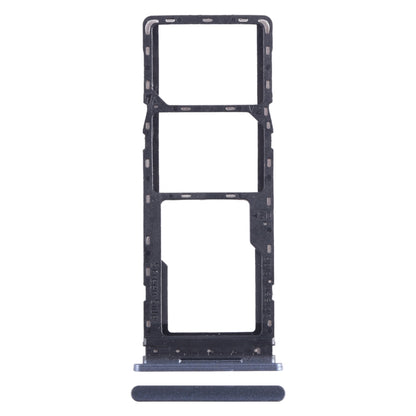 For Tecno Spark 8C KG5k SIM Card Tray + SIM Card Tray + Micro SD Card Tray (Blue) - Card Tray by buy2fix | Online Shopping UK | buy2fix