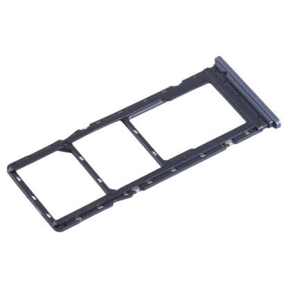 For Tecno Spark 8C KG5k SIM Card Tray + SIM Card Tray + Micro SD Card Tray (Blue) - Card Tray by buy2fix | Online Shopping UK | buy2fix