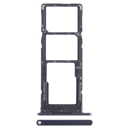 For Tecno Spark Go 2023 BF7n SIM Card Tray + SIM Card Tray + Micro SD Card Tray (Black) - Card Tray by buy2fix | Online Shopping UK | buy2fix