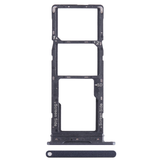 For Tecno Spark Go 2023 BF7n SIM Card Tray + SIM Card Tray + Micro SD Card Tray (Black) - Card Tray by buy2fix | Online Shopping UK | buy2fix