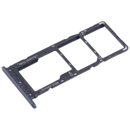 For Tecno Spark Go 2023 BF7n SIM Card Tray + SIM Card Tray + Micro SD Card Tray (Black) - Card Tray by buy2fix | Online Shopping UK | buy2fix
