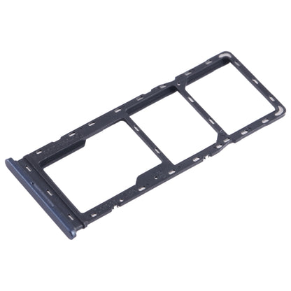 For Tecno Pop 7 Pro BF7 SIM Card Tray + SIM Card Tray + Micro SD Card Tray (Blue) - Card Tray by buy2fix | Online Shopping UK | buy2fix