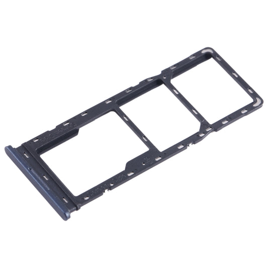 For Tecno Pop 7 Pro BF7 SIM Card Tray + SIM Card Tray + Micro SD Card Tray (Blue) - Card Tray by buy2fix | Online Shopping UK | buy2fix