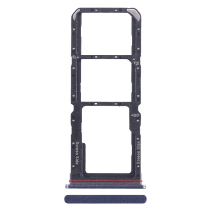 For Tecno Spark 10 Pro KI7 SIM Card Tray + SIM Card Tray + Micro SD Card Tray (Blue) - Card Tray by buy2fix | Online Shopping UK | buy2fix