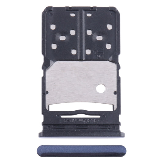 For Tecno Camon 20 SIM Card Tray + Micro SD Card Tray (Blue) - Card Tray by buy2fix | Online Shopping UK | buy2fix