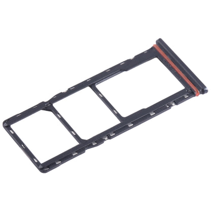For Infinix Hot 10i X659B SIM Card Tray + SIM Card Tray + Micro SD Card Tray (Black) - Card Tray by buy2fix | Online Shopping UK | buy2fix