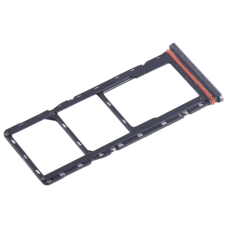 For Infinix Hot 10i X659B SIM Card Tray + SIM Card Tray + Micro SD Card Tray (Purple) - Card Tray by buy2fix | Online Shopping UK | buy2fix