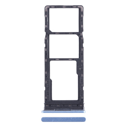 For Infinix Note 11 X663 SIM Card Tray + SIM Card Tray + Micro SD Card Tray (Blue) - Card Tray by buy2fix | Online Shopping UK | buy2fix