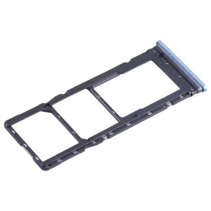 For Infinix Note 11 X663 SIM Card Tray + SIM Card Tray + Micro SD Card Tray (Blue) - Card Tray by buy2fix | Online Shopping UK | buy2fix