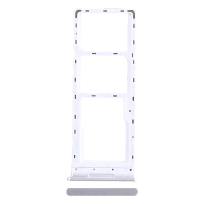 For Infinix Note 11 X663 SIM Card Tray + SIM Card Tray + Micro SD Card Tray (White) - Card Tray by buy2fix | Online Shopping UK | buy2fix