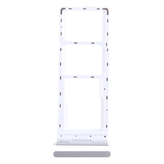 For Infinix Note 11 X663 SIM Card Tray + SIM Card Tray + Micro SD Card Tray (White) - Card Tray by buy2fix | Online Shopping UK | buy2fix