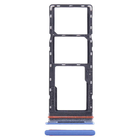 For Infinix Note 11i SIM Card Tray + SIM Card Tray + Micro SD Card Tray (Blue) - Card Tray by buy2fix | Online Shopping UK | buy2fix