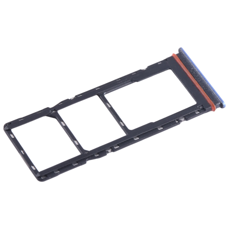 For Infinix Note 11i SIM Card Tray + SIM Card Tray + Micro SD Card Tray (Blue) - Card Tray by buy2fix | Online Shopping UK | buy2fix
