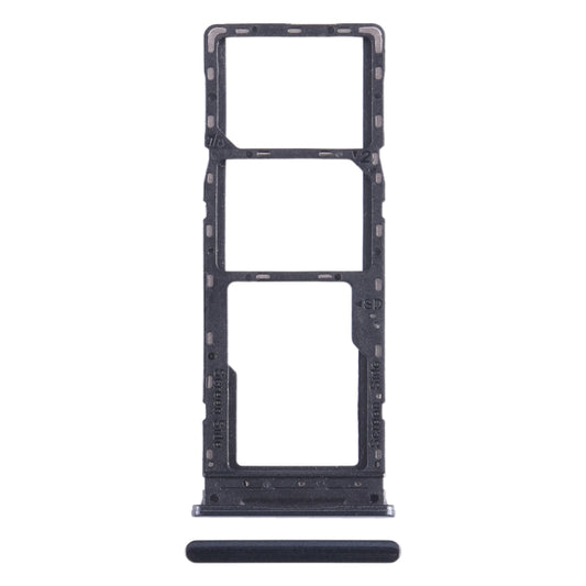 For Infinix Hot 11 Play SIM Card Tray + SIM Card Tray + Micro SD Card Tray (Black) - Card Tray by buy2fix | Online Shopping UK | buy2fix