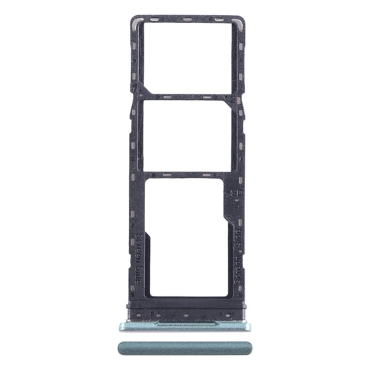 For Infinix Hot 12i X665B SIM Card Tray + SIM Card Tray + Micro SD Card Tray (Green) - Card Tray by buy2fix | Online Shopping UK | buy2fix