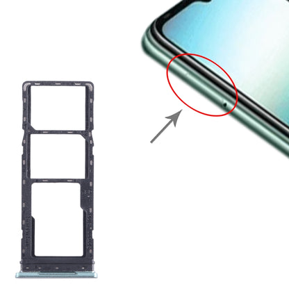 For Infinix Hot 12i X665B SIM Card Tray + SIM Card Tray + Micro SD Card Tray (Green) - Card Tray by buy2fix | Online Shopping UK | buy2fix