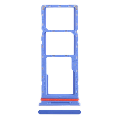 For Infinix Smart 6 HD X6512 SIM Card Tray + SIM Card Tray + Micro SD Card Tray (Dark Blue) - Card Tray by buy2fix | Online Shopping UK | buy2fix