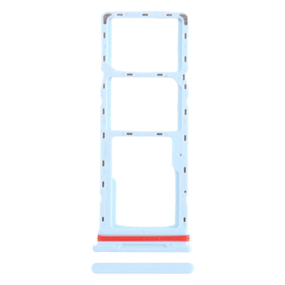 For Infinix Smart 6 HD X6512 SIM Card Tray + SIM Card Tray + Micro SD Card Tray (Baby Blue) - Card Tray by buy2fix | Online Shopping UK | buy2fix
