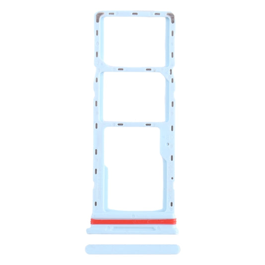 For Infinix Smart 6 HD X6512 SIM Card Tray + SIM Card Tray + Micro SD Card Tray (Baby Blue) - Card Tray by buy2fix | Online Shopping UK | buy2fix