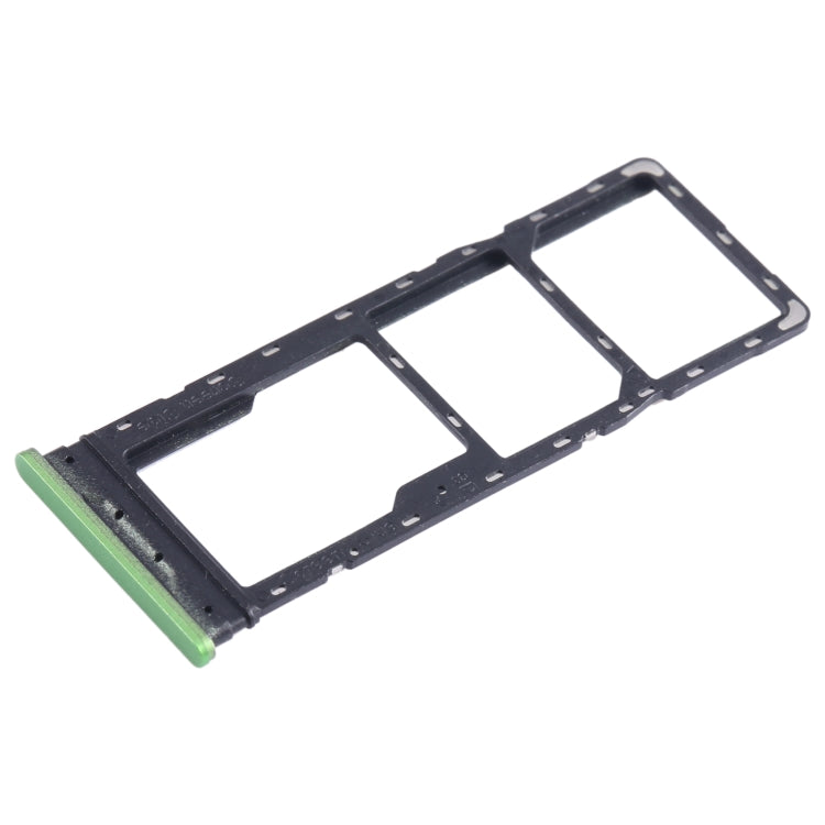 For Infinix Hot 12 X6817 SIM Card Tray + SIM Card Tray + Micro SD Card Tray (Green) - Card Tray by buy2fix | Online Shopping UK | buy2fix