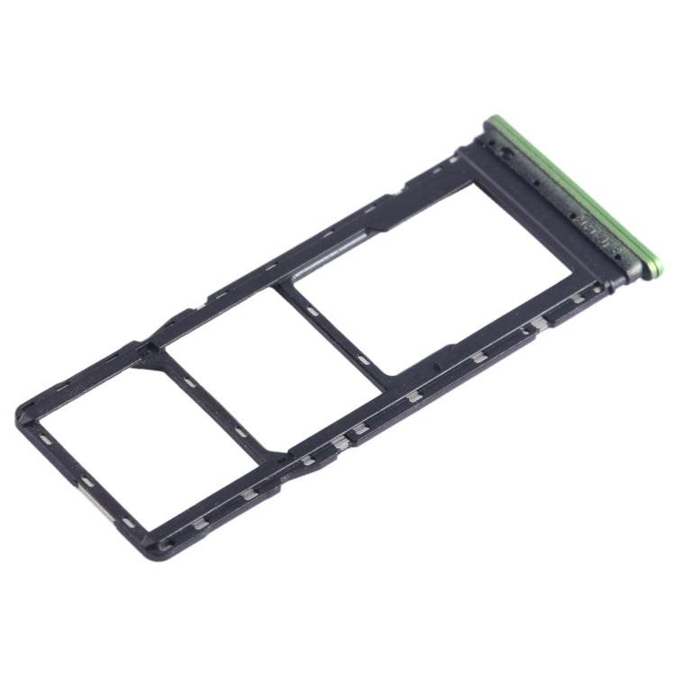 For Infinix Hot 12 X6817 SIM Card Tray + SIM Card Tray + Micro SD Card Tray (Green) - Card Tray by buy2fix | Online Shopping UK | buy2fix