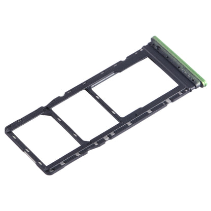 For Infinix Hot 12 X6817 SIM Card Tray + SIM Card Tray + Micro SD Card Tray (Green) - Card Tray by buy2fix | Online Shopping UK | buy2fix