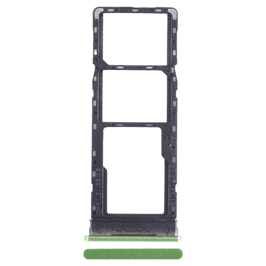 For Infinix Hot 12 Play SIM Card Tray + SIM Card Tray + Micro SD Card Tray (Green) - Card Tray by buy2fix | Online Shopping UK | buy2fix