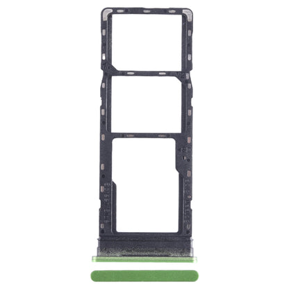 For Infinix Hot 12 Play NFC X6816C SIM Card Tray + SIM Card Tray + Micro SD Card Tray (Green) - Card Tray by buy2fix | Online Shopping UK | buy2fix
